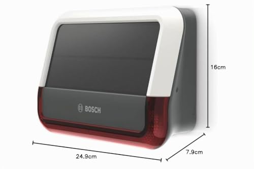 8750001471 Bosch Smart Home Sirène sans fil Sirène sans fil avec témoin lumineux Sirène avec voyant lumineux Sirène Sirène flash extérieure solaire - vue 9