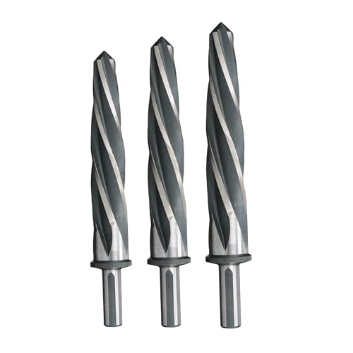 Image of Drill America 3 Piece Bridge /Construction Reamer Set (Sizes 5 /8 inch, 3 /4 inch, and 1 inch with 1 /2 inch Shank), DWR Series