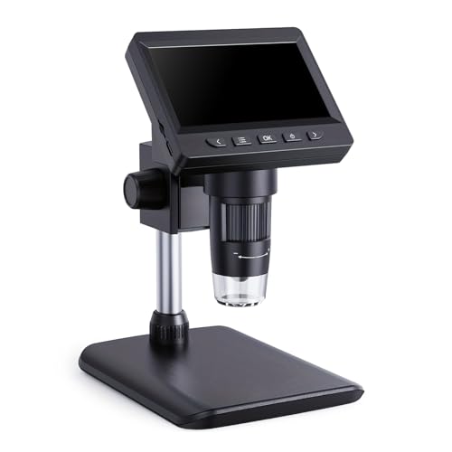 Microscope à pièces 1080p : résolvez les erreurs de soudure sur circuit imprimé avec l'écran 10,9cm