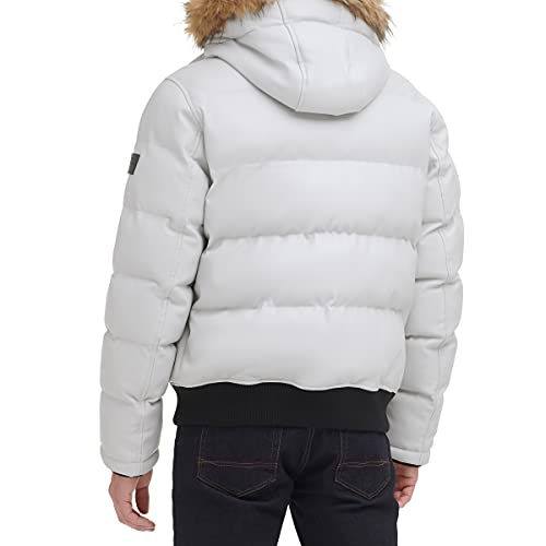 Image of Tommy Hilfiger Men's Arctic Cloth Quilted Snorkel Bomber Jacket (Standard and Big & Tall)