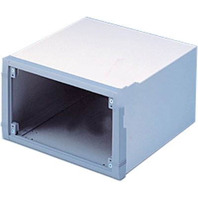 OKW Enclosures M5625305-AL, Enclosure; Cabinet; Desktop; Aluminum; Gray; 10.236x9.843x5.906In; UnimetSeries