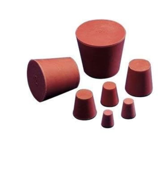 Silicone Rubber Corks for Laboratory Glassware, 33mm Bottom Diameter, 38.5mm Top, Pack of 3-image-15