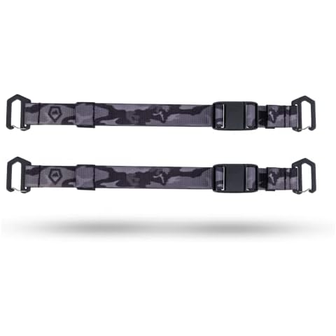 WANDRD Premium Accessory Straps: Durable 1" Backpack Straps with Secure Magnetic Buckle, Custom Metal Gatekeepers & Reflective Logo – Perfect for Securing Gear to Any Backpack (2-Pack) Cover