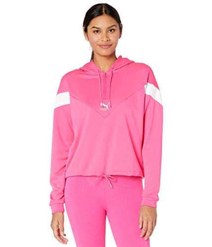 PUMA Classics MCS 1/2 Zip Hoodie Glowing Pink SM
