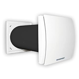Brookvent Aircycle ONE 100 – Single Room Heat Recovery Ventilation Unit (MVHR) | Quiet, Low Energy Extract & Supply Fan | Prevents Condensation & Mould | Ideal for Bedrooms & Living Spaces (100mm)