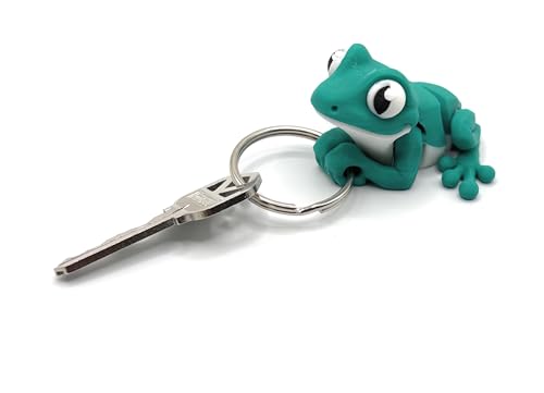 Articulating 3D-Printed Animal Keychains in Color - Platypus, Opossum, Raccoon,