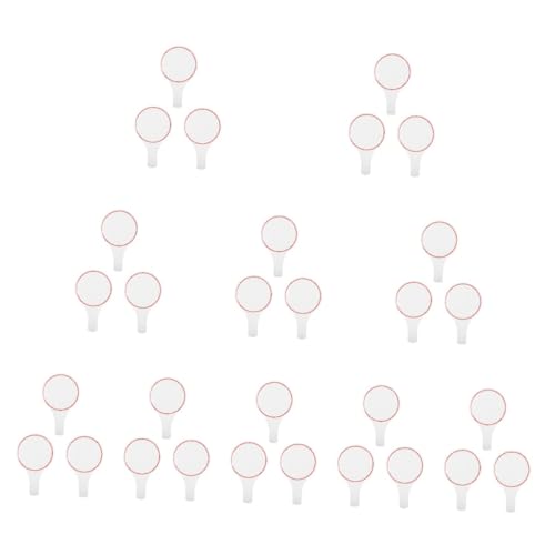 30 piezas pizarras borrables para puntajes y votación miniatura 1