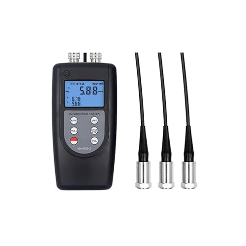 Digital Vibrometer VM-6380-3 Velocity Acceleration and Displacement Frequency 10Hz ~ 10kHz Mechanical Vibration Analyzer
