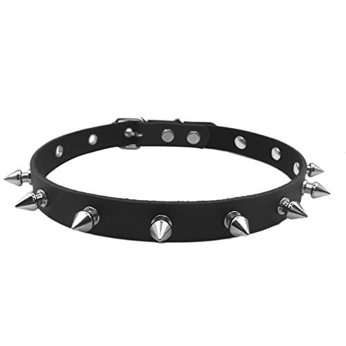3 Pieces Leather Choker Collar and Bracelets Combo Punk Rock Gothic Jewelry Set Emo Costume Accessories for 80s 90s Vintage Womens Men2
