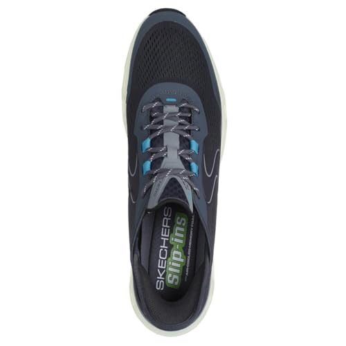 Skechers Skechers Men's Glide-Step Altus Hands Free Slip-in Sneaker,Charcoal/Lime,9.5