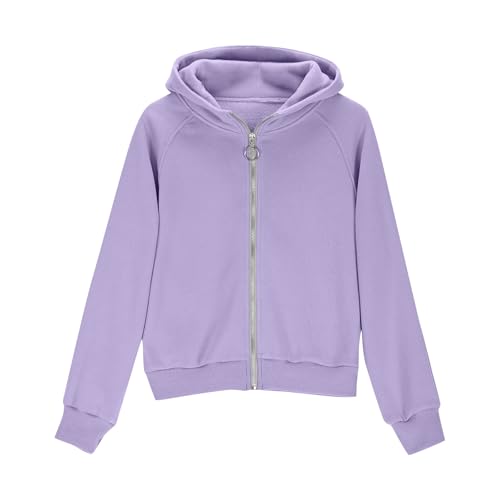 Girls Hoodie Zip Up Oversized Long Sleeve Zipper Sweatshirts Loose Cute Fall Fleece Jackets Baggy Sweater With Pockets4