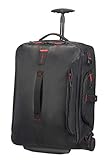 Samsonite Paradiver Light - Bolsa de Viaje/Mochila con 2 Ruedas S, 55 cm, 51 L, Negro (Black)