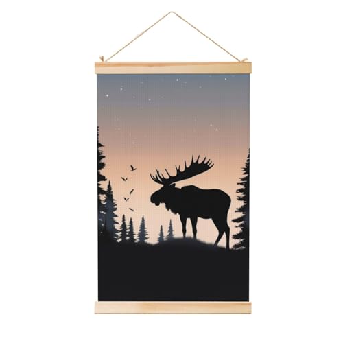 Peinture murale cadre en bois habiller un grand mur blanc decoration interieur