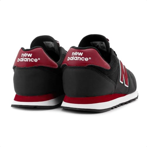 TENIS NEW BALANCE 500V2 MASCULINO BLACK/CRIMSON, Calçados Masculinos, PRETO/VERMELHO ESCURO, 40