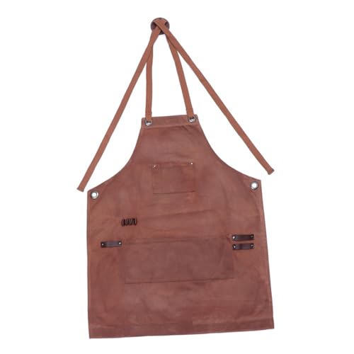 Tablier de menuisier en toile cirée épaisse Hemobllo, protection robuste