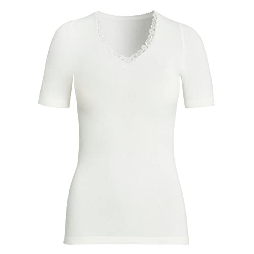 Susa Damen Angora Spenzer S8050920 Thermounterwäsche - Oberteil, Wollweiß, S EU