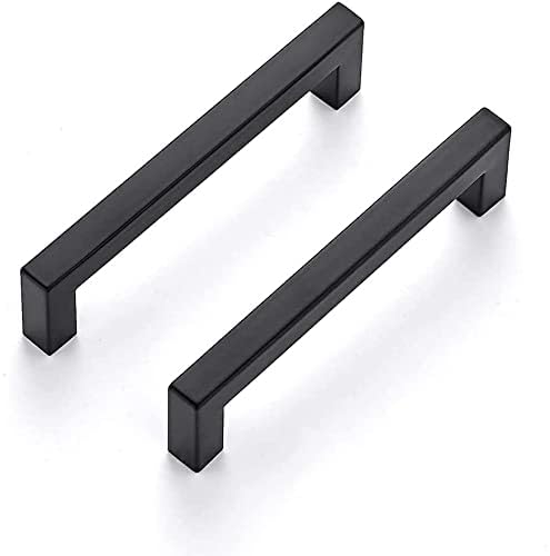 LONTAN 15 Pack Black Kitchen Cupboard Handle 288mm Hole Centers Black Drawer Handles, Hole Centers:288mm - Image 2