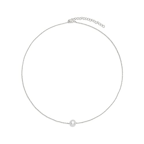 Amazon Essentials 14K Gold or Sterling Silver Freshwater Pearl Pendant Necklace3