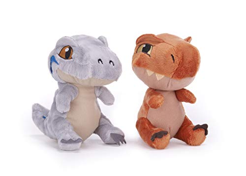 Posh Paws- One Jurassic World - Peluche de 18 cm. Nota: un T-Rex o Velociraptor Azul bebé será...