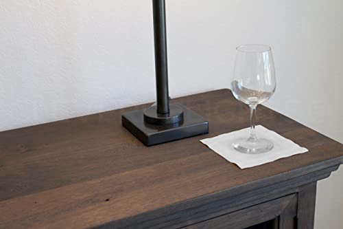 Servilletas Cocktail 6" de Lino Blanco Paquete x12 miniatura 3