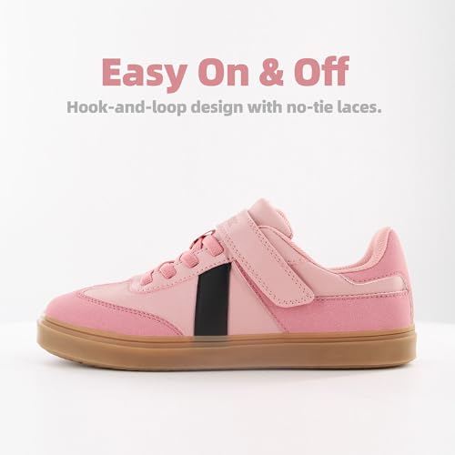 AMZZPIK Boys Girls Casual Shoes Comfortable Walking Zero Drop Skateboard Sneakers for Little Kid Big Kid2