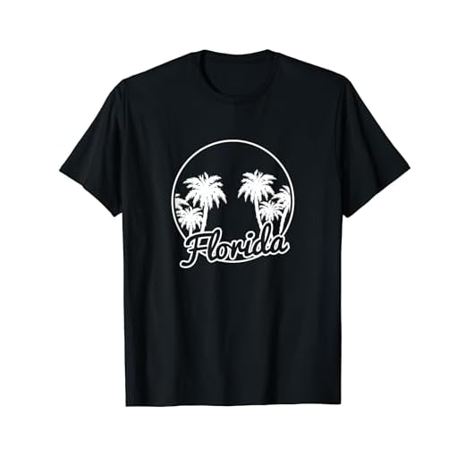 Florida Palm Trees Cute Sunshine State FLA Hombres Mujeres Niños Camiseta