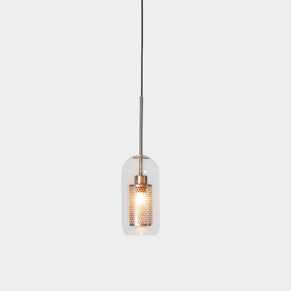 Lámpara colgante retro industrial E27 gris plateada para restaurante