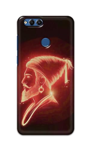 Image of PRINTFIDAA Printed Hard Back Cover Case for Honor 7X | Huawei Mate SE Back Cover (Chatrapati Shivaji Maharaj) -112