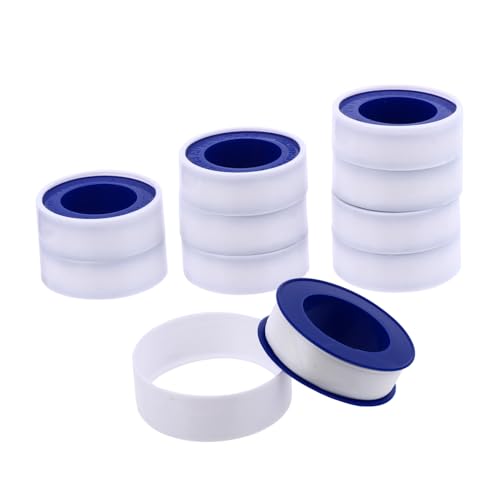 DOITOOL 30pcs Raw Material Tape PTFE Sealant Tape for Leakproof and Industrial Sealing