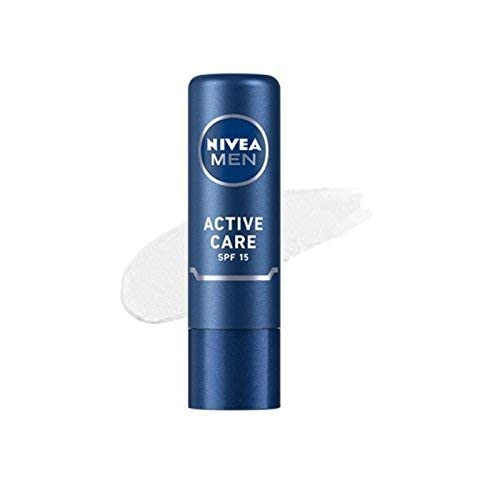 Nivea Active Care Moisture Essential Natural Lip Balm for Men Beauty