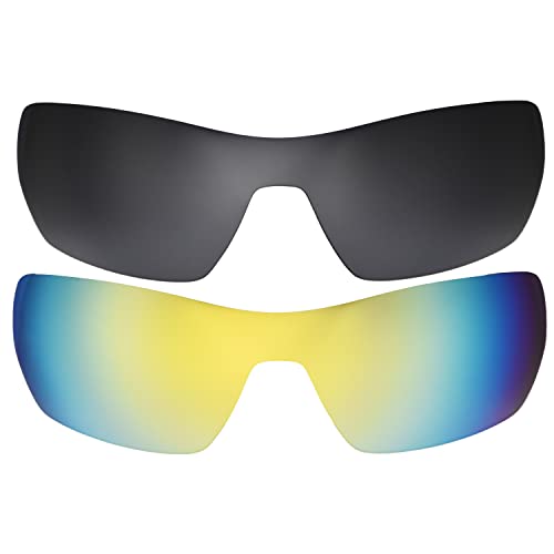Objectifs Oakley Offshoot de rechange Noir Or 24 carats verres de remplacement taille unique