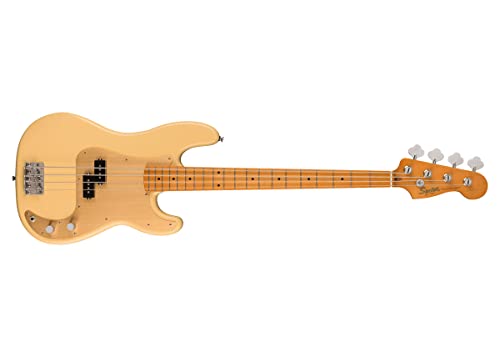 Squier Baixo de 4 cordas, direita, loira vintage (379530507)