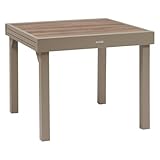 Table de jardin 8 places Piazza extensible café