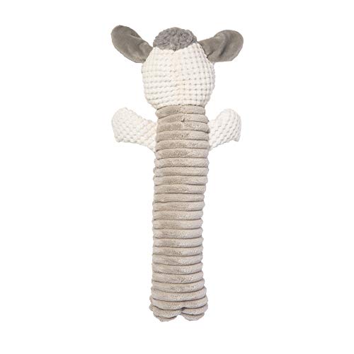 Image of Best Pet Supplies Log Plush Toy With 3 Textures and 2 Squeakers - Interactive for Small and Large Dog Breeds - Sheep, Monkey and Cow Bundle, Large