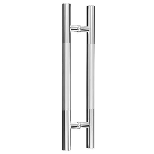 DJCYGG 1x Sliding Barn Door Handle,Stainless Steel Entrance Gate Pull Push T Bar Bathroom Shower Door Handles,Two-Sided Glass Sh