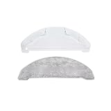 Carcasa para fregona + paño de fregona, compatible con HONITURE, Q6 Pro Robot Partes de aspiradora, kit de repuesto para marco de fregona (blanco)