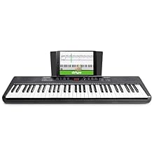 Compact Keys - Electric keyboard piano, featuring 61 keys, perfect for helping new piano students of all ages develop their finger strength and dexterity Massive Sound Library - 300 inspiring built-in sounds with the ability to layer or split 2 sound...