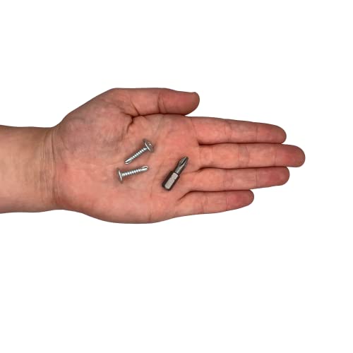 (Pack of 300 pcs) Zinc Plated Steel 4.2 x 19 mm Screws, Phillips Modified Truss Head, Self-Drilling Sheet Metal Screw - Image 4