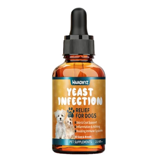 Yeast Infection Treatment for Dogs - Herbal Medicine Supplement Drops,