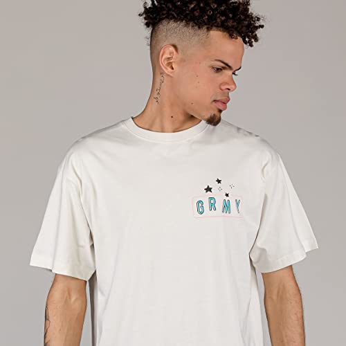 GRIMEY Camiseta The Basic Instinct Regular - White Summer 23