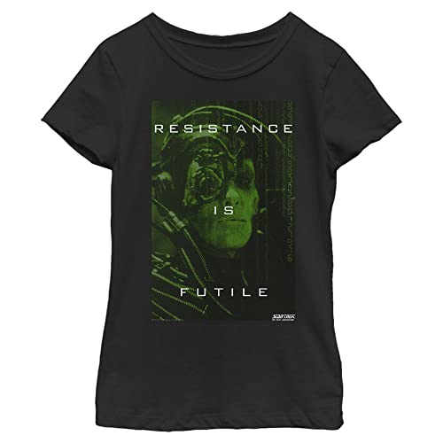 T-shirt Borg Green Star Trek enfant cadeau d'anniversaire original