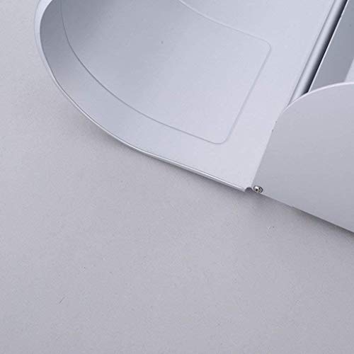 Soporte para papel higiénico con estante anticaídas para móviles en baño 6
