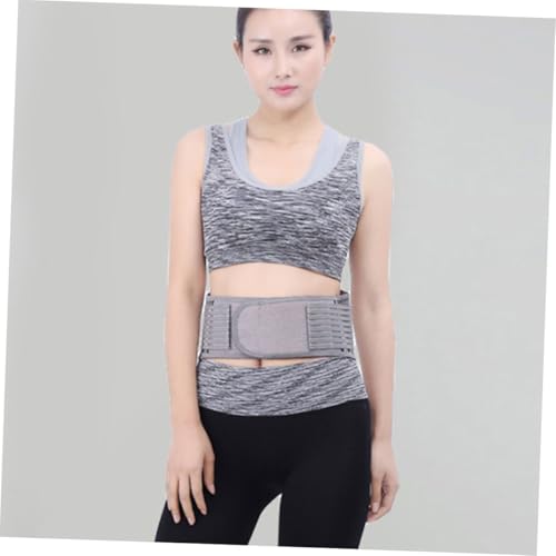 Faja lumbar CALLARON soporte ergonómico cintura plata gris miniatura 5