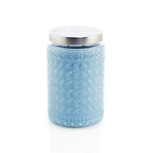 Gold Canyon - Large Harbor Breeze Heritage Two-Wick Scented Candle, Diamond-Light Glass Jar #TOP7