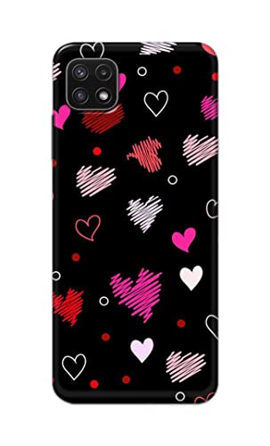 Image of PRINTFIDAA Vibrations of Love Hard Back Cover for Samsung Galaxy A22 5G, A22s 5G Back Cover -(P6) KAT1009