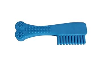 Rubber CHEW Comb Toy for Puppies/Kittens (Color May Vary)