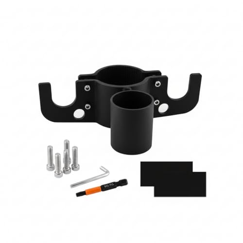 Heavy Duty Aluminum Trailer Chain Holder and Organizer with 7 Way RV Chain Plug Holder Cover for 2 2 Tongue Jack RV Camper Towing Accessories Trailer Accessories