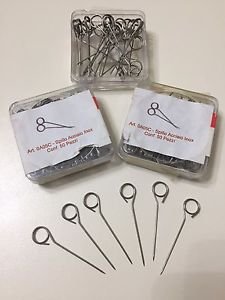 Spilli Acciaio Inox per Cartellini Segnaprezzo Conf. 50 pz