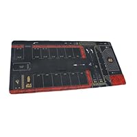 1-Piece 1:64 Ratio Parking, Mouse Pad for Diecast Mini Model Car Scene, Anti-Slip Rubber Cloth Background, Rollable Garage Display for Photography & Kids, 30cmx60cm, Black