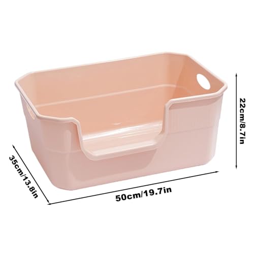 Arenero grande para gatos con lados altos y puerta lateral miniatura 3
